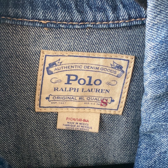 NWT Polo Ralph Lauren Denim Trucker Naval Rescue Patch Jacket - Picture 3 of 6